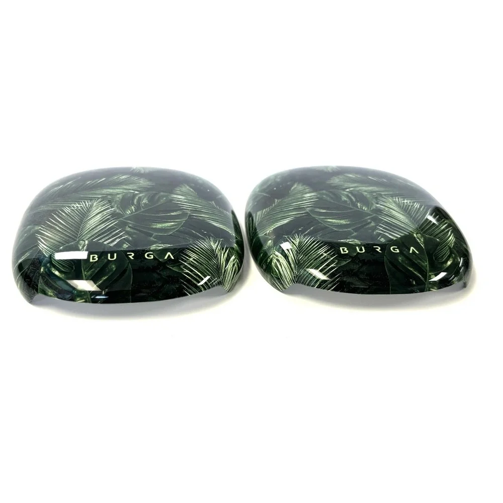 BURGA Tropical Garden Apple AirPods Max Case Cover Green Palm Shell Set